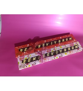 seni seviyorum harf çikolata